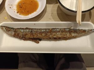 サンマ炭火焼